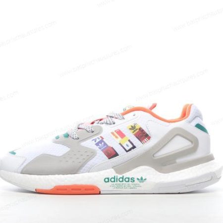Chaussure Adidas Day Jogger ‘Blanc Gris Orange Vert’ FY3811