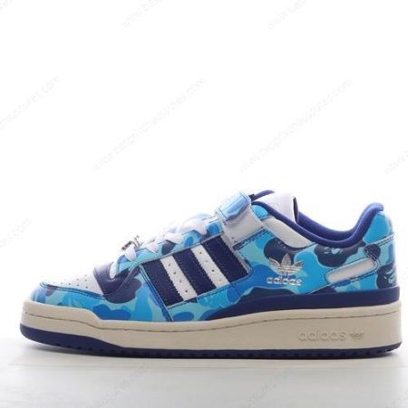 Chaussure Adidas Forum Low X BAPE ‘Bleu’ ID4772