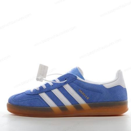Chaussure Adidas Gazelle Indoor ‘Bleu Blanc Or’ HQ8717