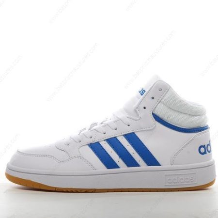 Chaussure Adidas Hoops 3.0 Low ‘Blanc Bleu’ GW3021