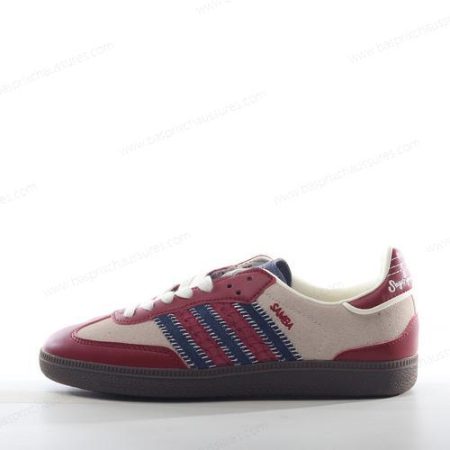 Chaussure Adidas Samba OG ‘Beige Bleu Rouge’ ID6023