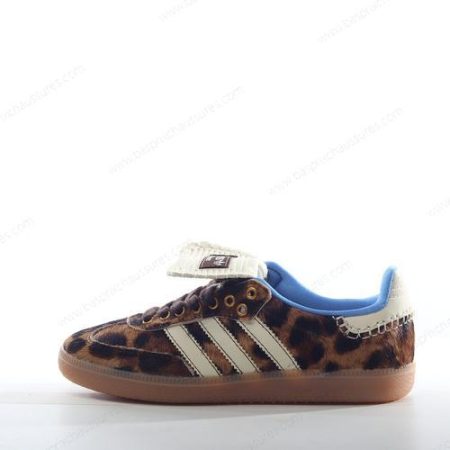 Chaussure Adidas Samba Pony Wales Bonner Leopard ‘Marron Foncé Blanc’ IE0578