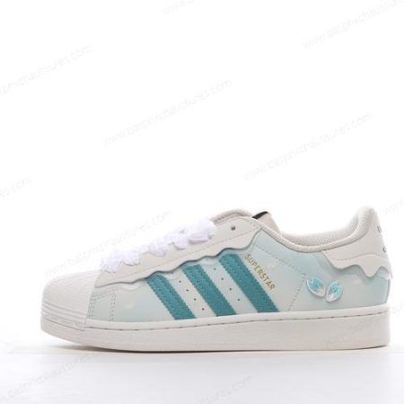 Chaussure Adidas Superstar ‘Blanc Vert Bleu’