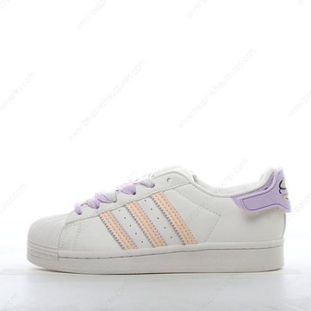 Chaussure Adidas Superstar ‘Blanc Violet Rose’ H03727