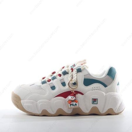 Chaussure FILA Fusion CROISSANT NEW YEAR Sneakers ‘Blanc Rouge Gris Vert’ F12M412101FSR