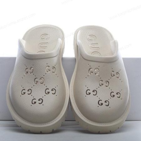 Chaussure GUCCI Rubber GG Loafers ‘Blanc Cassé’ 655517-JFB00-9022