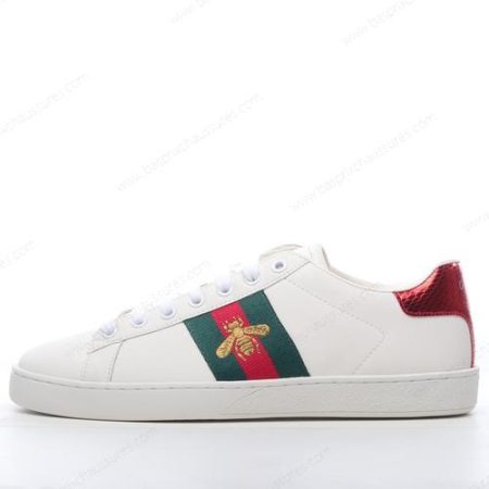 Chaussure Gucci ACE Bee Embroidered ‘Blanc Rouge’ 429446-A38G0-1284