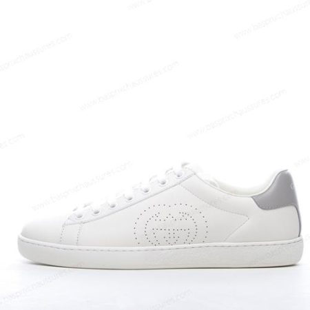 Chaussure Gucci New ACE Perforated Leather Trainers ‘Blanc’