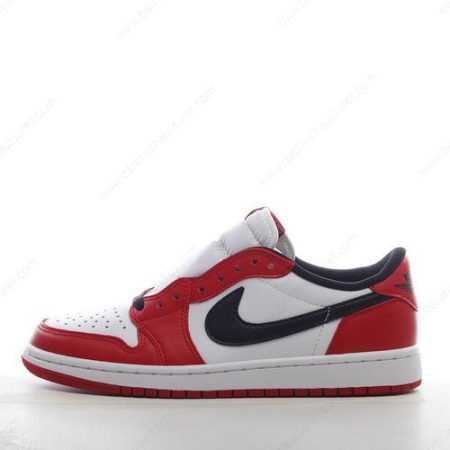 Chaussure Nike Air Jordan 1 Low ‘Blanc Noir Rouge’ DC0774-160