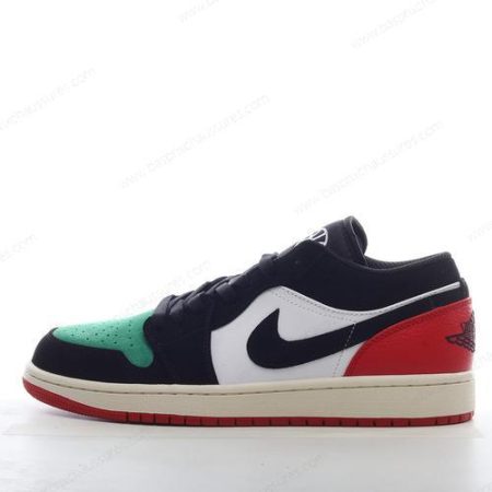 Chaussure Nike Air Jordan 1 Low ‘Blanc Noir Rouge Vert’ FQ6703-100