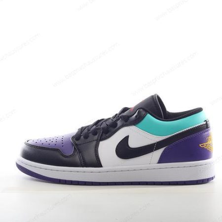 Chaussure Nike Air Jordan 1 Low ‘Blanc Violet Noir’ 553558-154