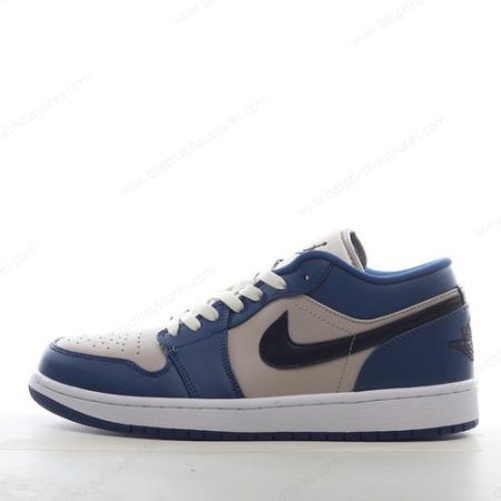 Chaussure Nike Air Jordan 1 Low ‘Bleu Gris Blanc’ 553558-412