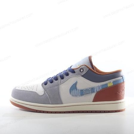 Chaussure Nike Air Jordan 1 Low SE ‘Blanc Cassé Bleu’ FZ5042-041