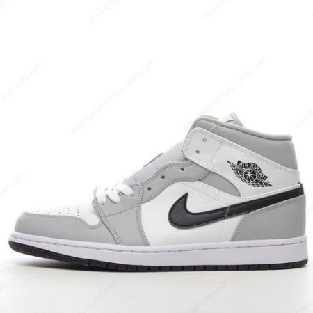 Chaussure Nike Air Jordan 1 Mid ‘Blanc Gris’ BQ6472-015