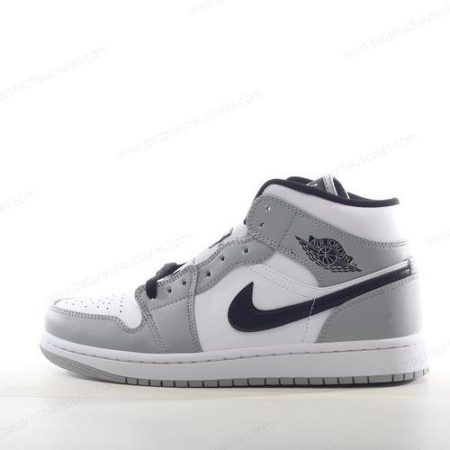 Chaussure Nike Air Jordan 1 Mid ‘Gris Noir Blanc’ 554725-078