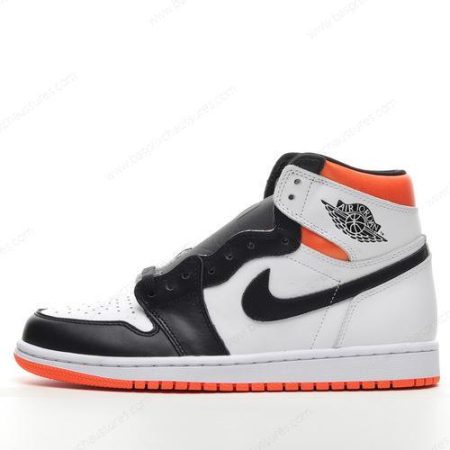 Chaussure Nike Air Jordan 1 Retro High ‘Blanc Orange Noir’ 555088-180