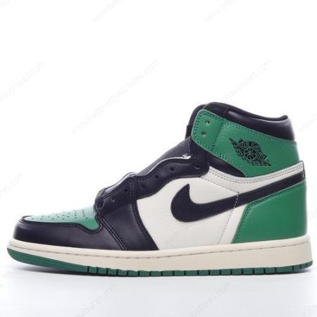 Chaussure Nike Air Jordan 1 Retro High ‘Noir Vert’ 555088-302