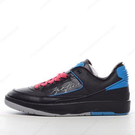 Chaussure Nike Air Jordan 2 Retro Low SP x Off-White ‘Noir Bleu Rose’ DJ4375-004