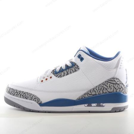 Chaussure Nike Air Jordan 3 Retro ‘Blanc Gris Bleu’ CT8532-148