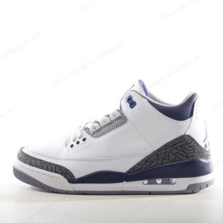 Chaussure Nike Air Jordan 3 Retro ‘Blanc Gris Noir Marine’ CT8532-140