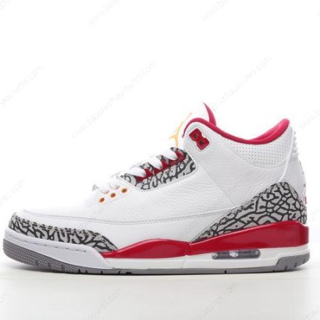 Chaussure Nike Air Jordan 3 Retro ‘Blanc Rouge’ CT8532-126