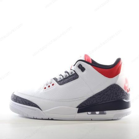 Chaussure Nike Air Jordan 3 Retro ‘Blanc Rouge Gris’ CZ6634-100