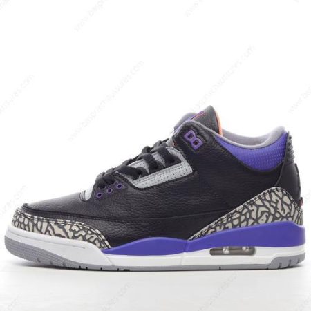 Chaussure Nike Air Jordan 3 Retro ‘Noir Gris Blanc Violet’ CT8532-050