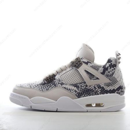 Chaussure Nike Air Jordan 4 Retro ‘Blanc Gris Noir’ 819139-030