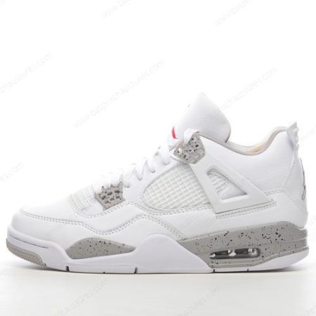 Chaussure Nike Air Jordan 4 Retro ‘Blanc Gris Noir Rouge’ CT8527-100