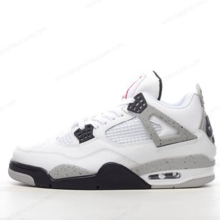 Chaussure Nike Air Jordan 4 Retro ‘Blanc Noir Gris’ 308497-103