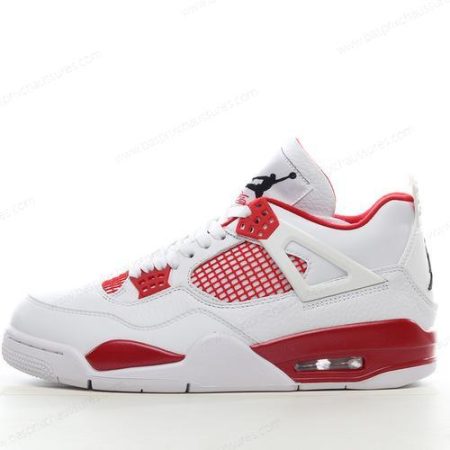 Chaussure Nike Air Jordan 4 Retro ‘Blanc Noir Rouge’ 308497-106