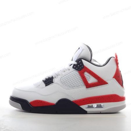 Chaussure Nike Air Jordan 4 Retro ‘Blanc Noir Rouge’ BQ7669-161