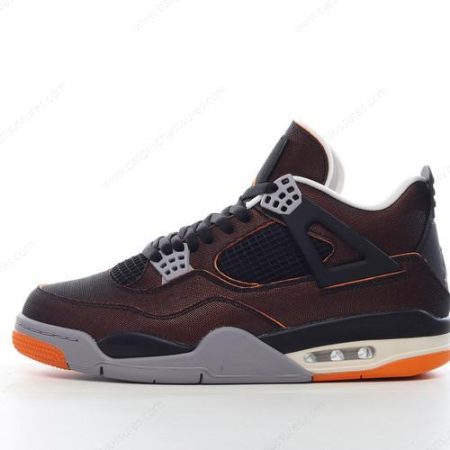 Chaussure Nike Air Jordan 4 Retro ‘Noir Orange’ CW7183-100