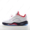 Chaussure Nike Air Jordan 5 Retro ‘Blanc Rouge Noir Argent’ 440890-102