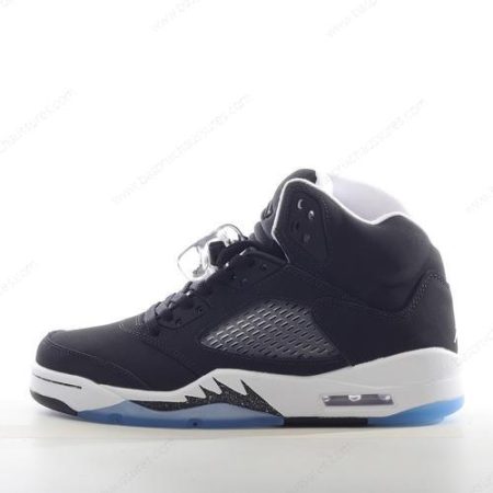 Chaussure Nike Air Jordan 5 Retro ‘Noir Gris Bleu’ 136027-035