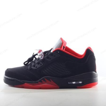 Chaussure Nike Air Jordan 5 Retro ‘Noir Rouge’ 819171-001