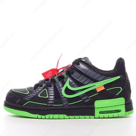 Chaussure Nike Air Rubber Dunk Low ‘Noir Blanc Vert’ CU6015-001