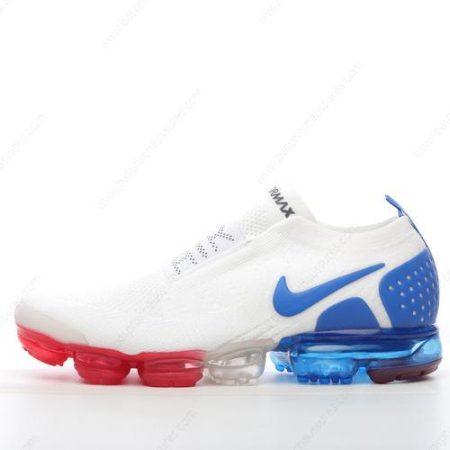Chaussure Nike Air VaporMax Flyknit Moc 2 ‘Blanc Bleu Rouge’ AH7006-400