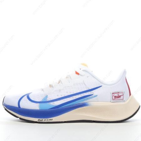 Chaussure Nike Air Zoom Pegasus 37 ‘Blanc Bleu’ CQ9908-100