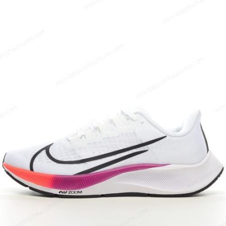Chaussure Nike Air Zoom Pegasus 37 ‘Blanc Noir Pourpre Orange’ BQ9646-103