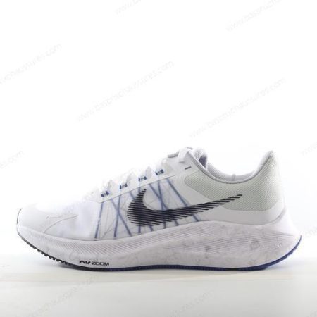Chaussure Nike Air Zoom Winflo 8 ‘Blanc Noir Bleu’ CW3419-008