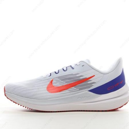 Chaussure Nike Air Zoom Winflo 9 ‘Blanc Bleu Orange’ DD6203-006