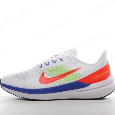 Chaussure Nike Air Zoom Winflo 9 ‘Blanc Bleu Orange Vert’ DX3355-100