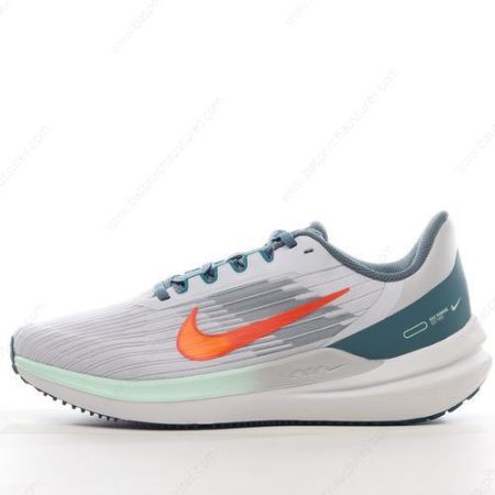 Chaussure Nike Air Zoom Winflo 9 ‘Gris Orange Blanc Vert’