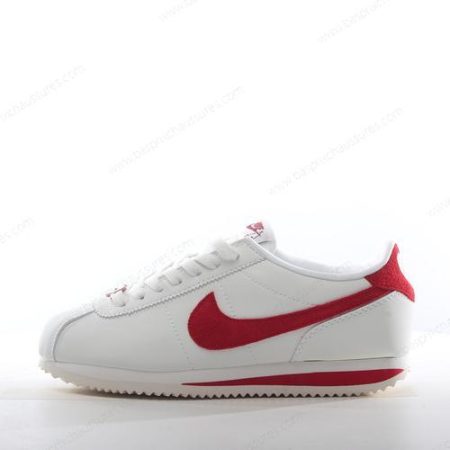 Chaussure Nike Cortez Basic ‘Blanc Rouge’ 819719-101