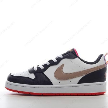 Chaussure Nike Court Borough Low 2 ‘Argent Noir Blanc’ DJ0040-100