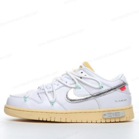 Chaussure Nike Dunk Low x Off-White ‘Argent Blanc’ DM1602-127