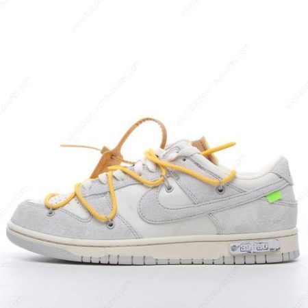 Chaussure Nike Dunk Low x Off-White ‘Gris Blanc’ DJ0950-109