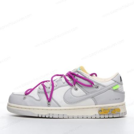 Chaussure Nike Dunk Low x Off-White ‘Gris Blanc’ DM1602-100
