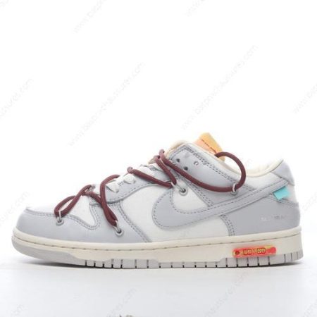 Chaussure Nike Dunk Low x Off-White ‘Gris Blanc’ DM1602-102